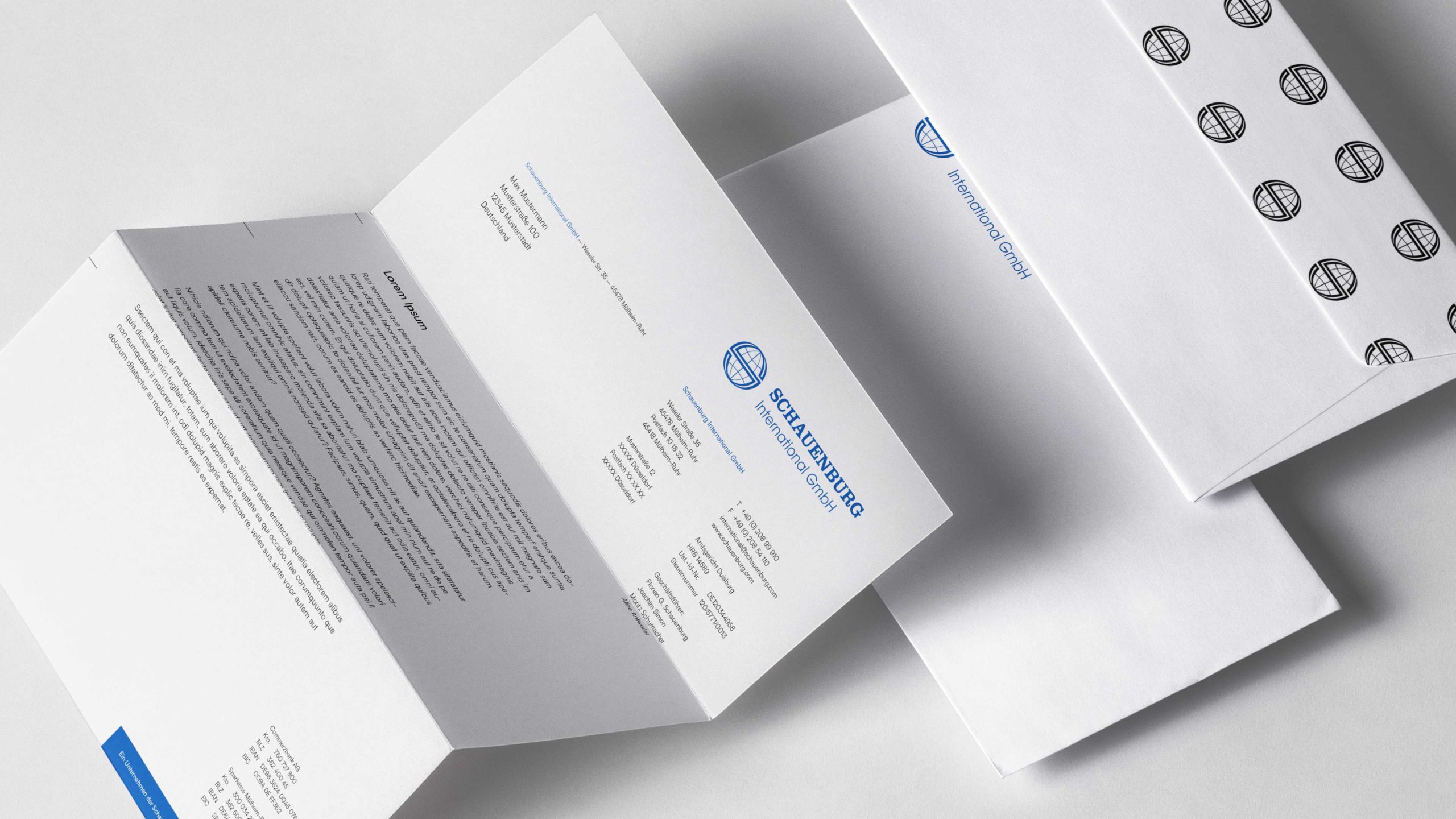 Schauenburg International Corporate Design Briefpapier