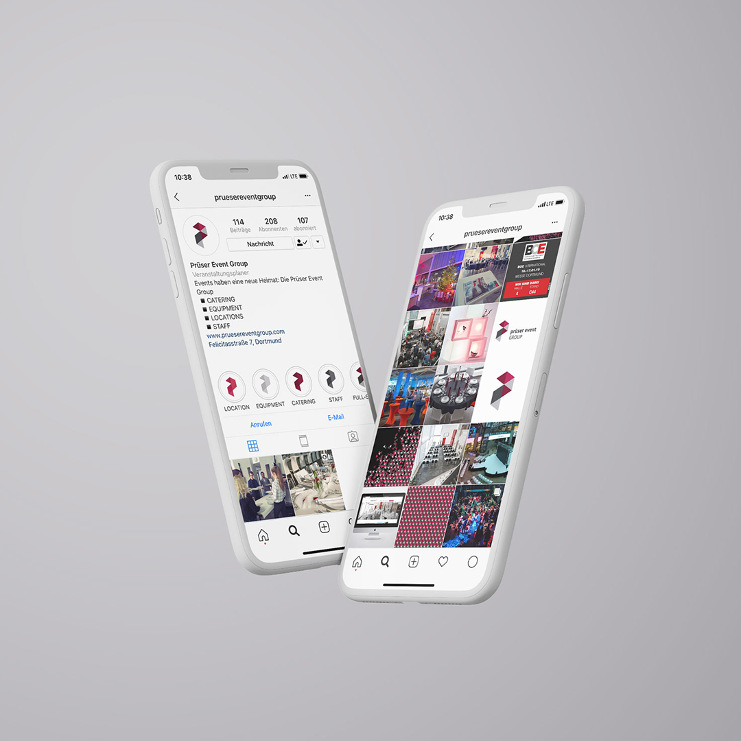 Prüser Event Group Website