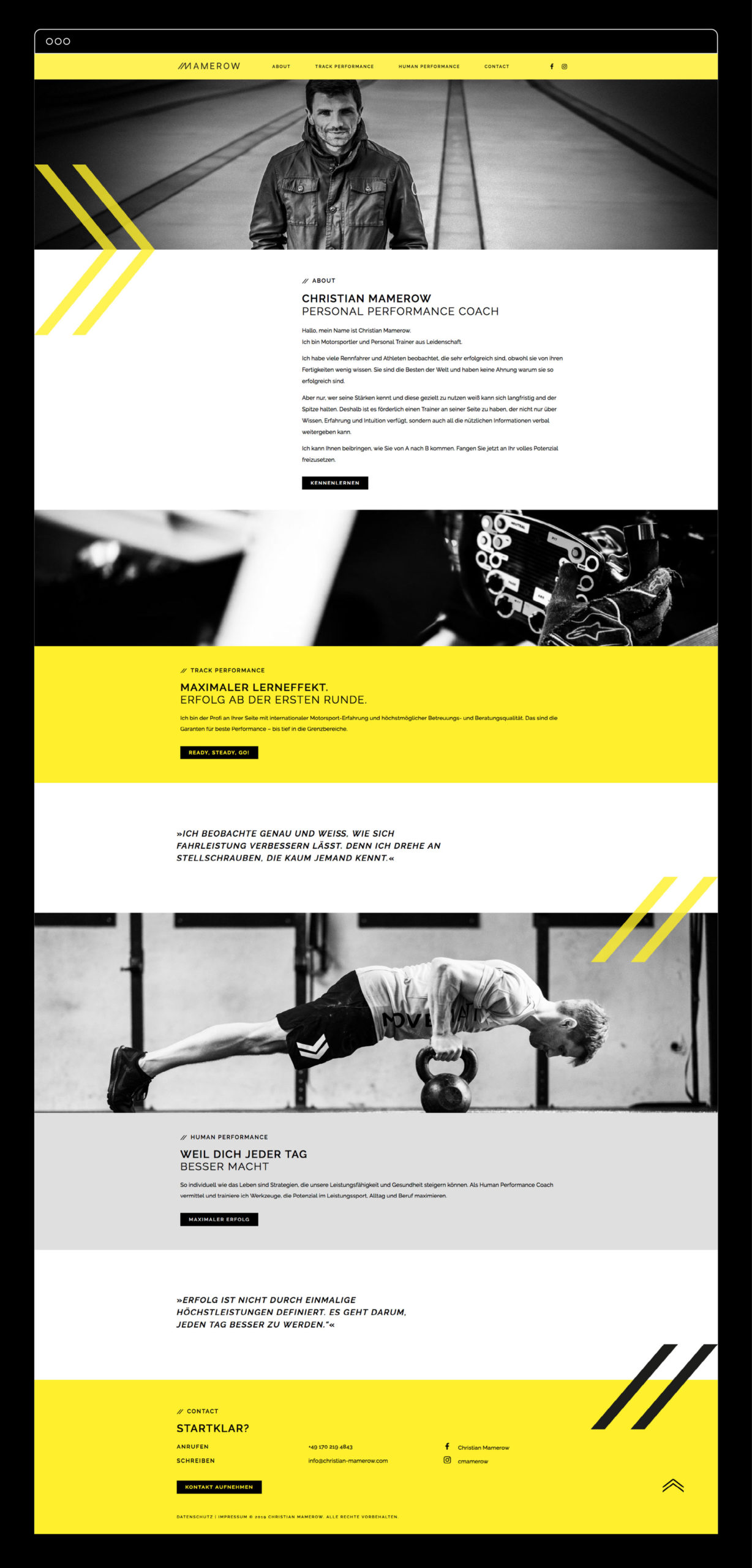 Christian Mamerow Website