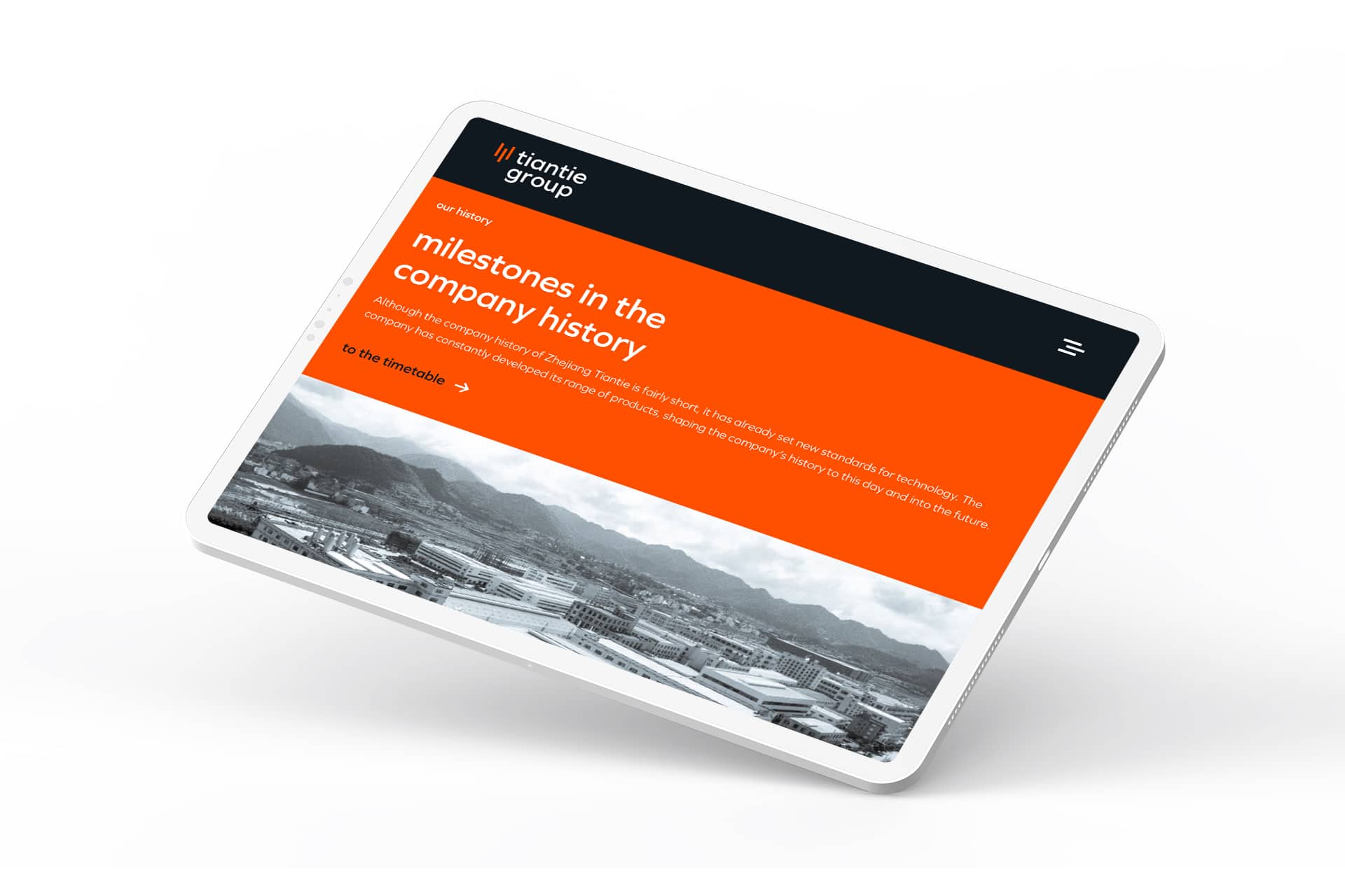 Tiantie Group Website