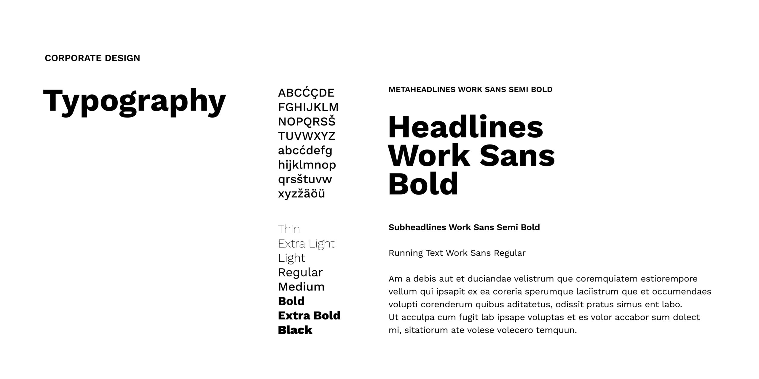 Trapp Real Estate Typografie