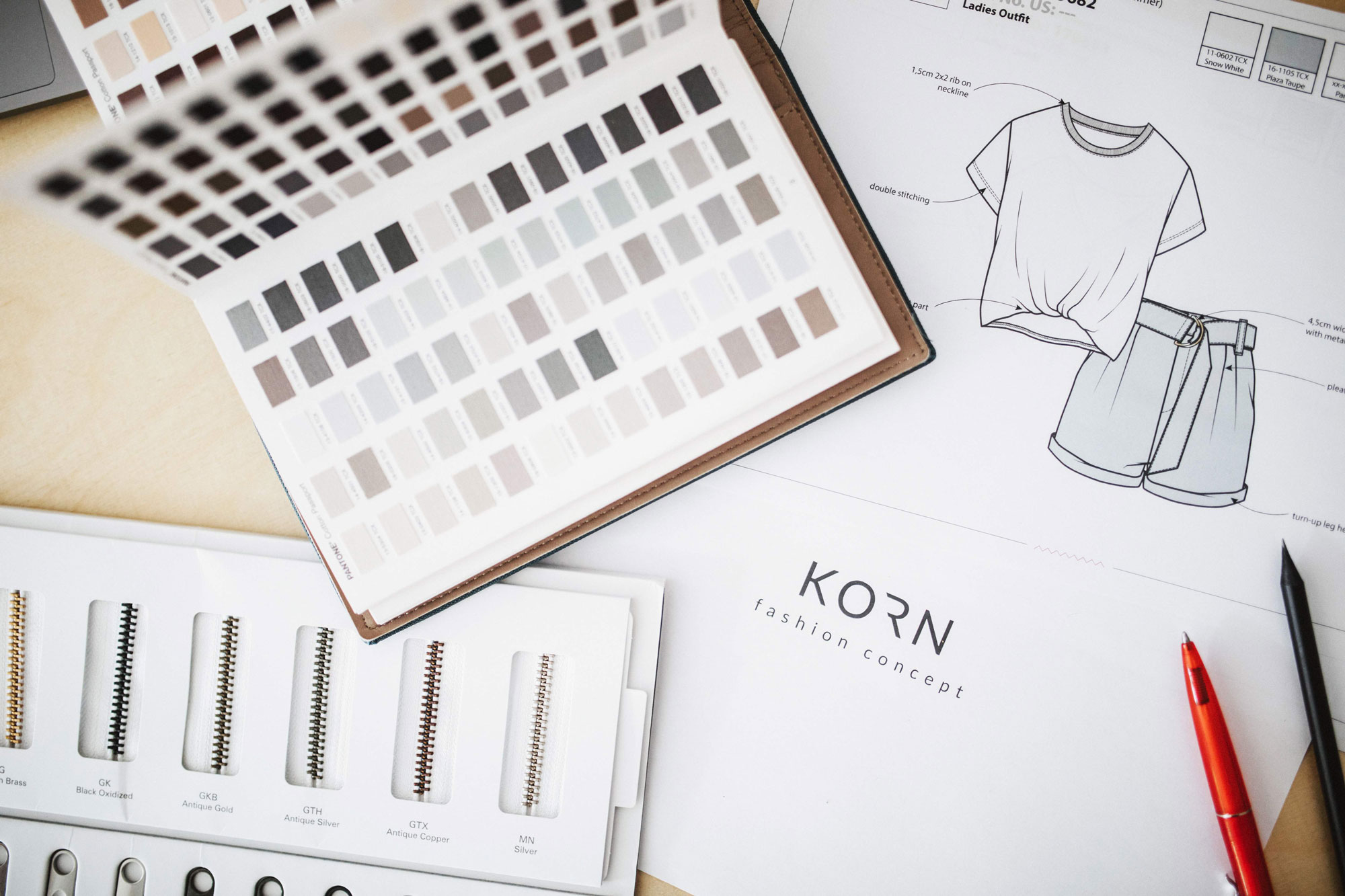 Korn Fashion Konzept Foto