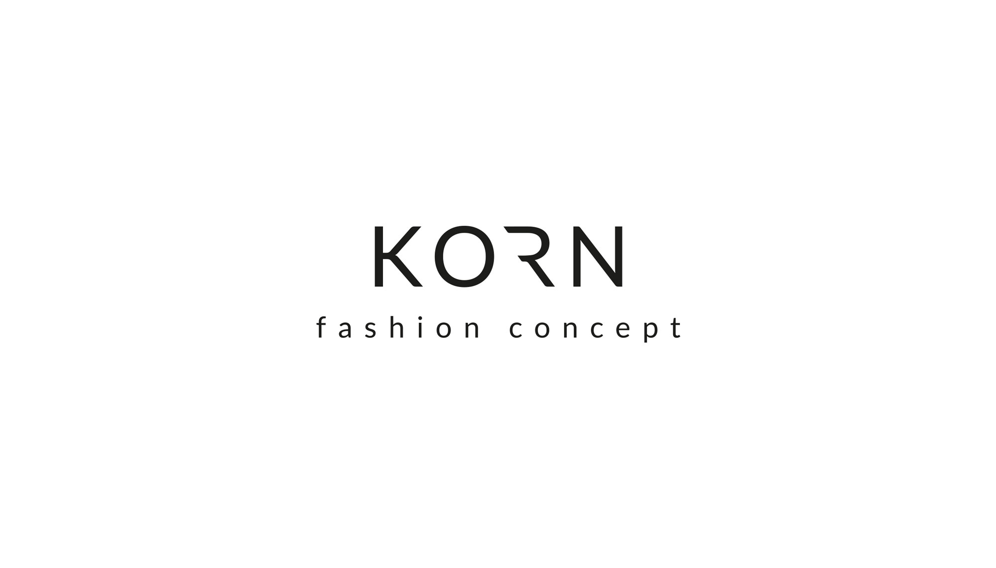 Korn Fashion Konzept Logo