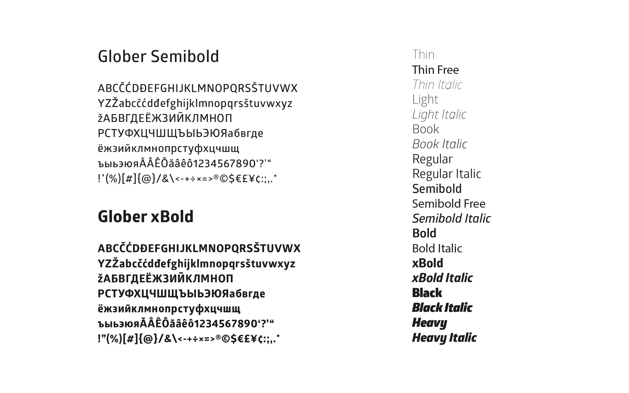 Prüser Event Group Typography