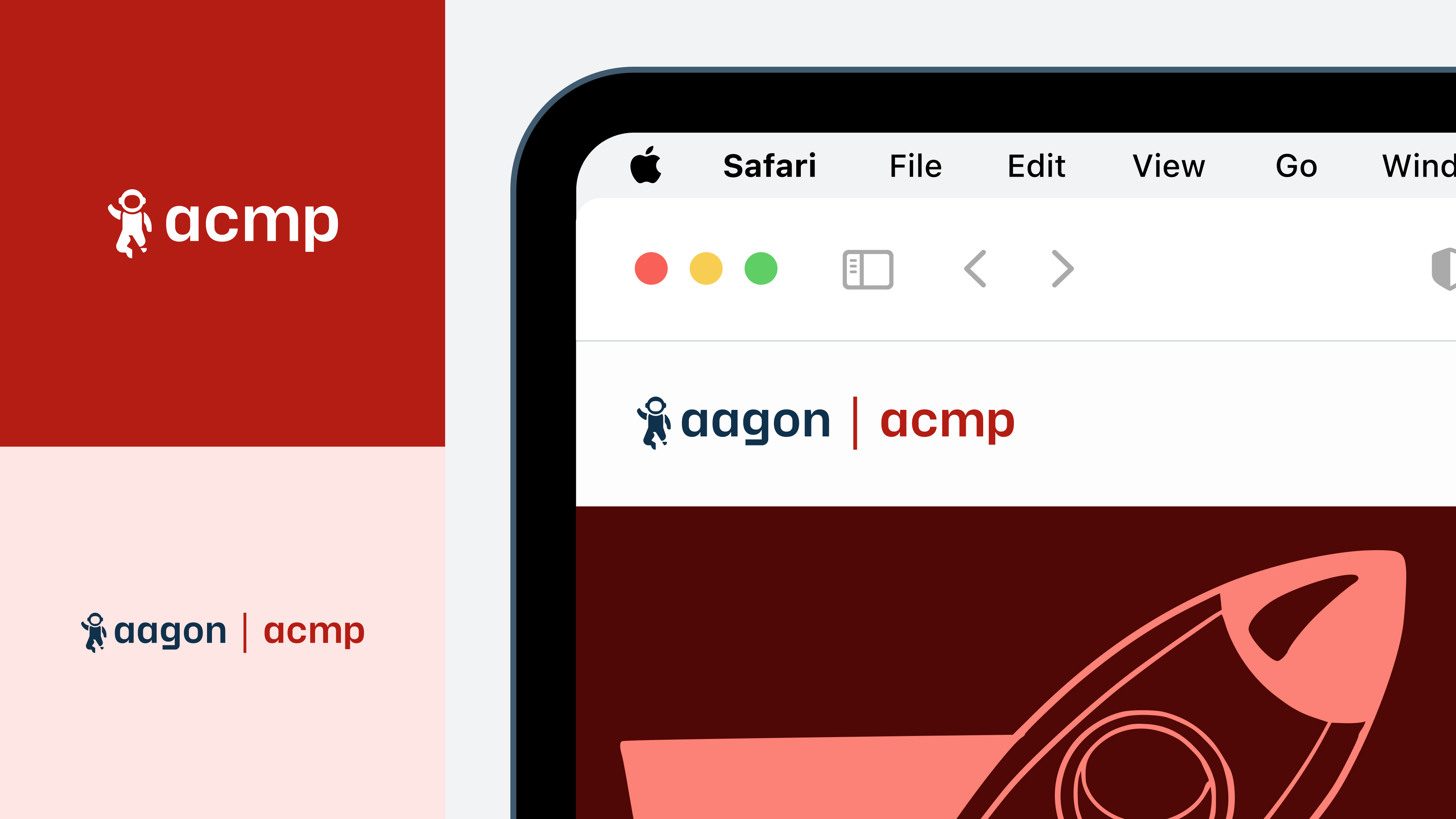 Markenarchitektur mit acmp Wort-Bild-Marke und Endorsed Brand Logo aagon | acmp