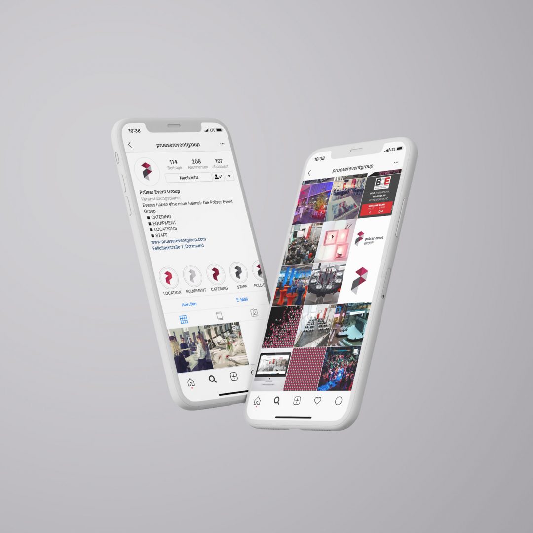 Prüser Event Group Website